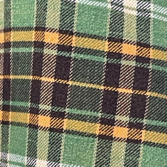 R13 Tote Bag Medium 2 Straps Oversized Flannel 💚 Green Plaid Grunge Street Luxe - Picture 15 of 16